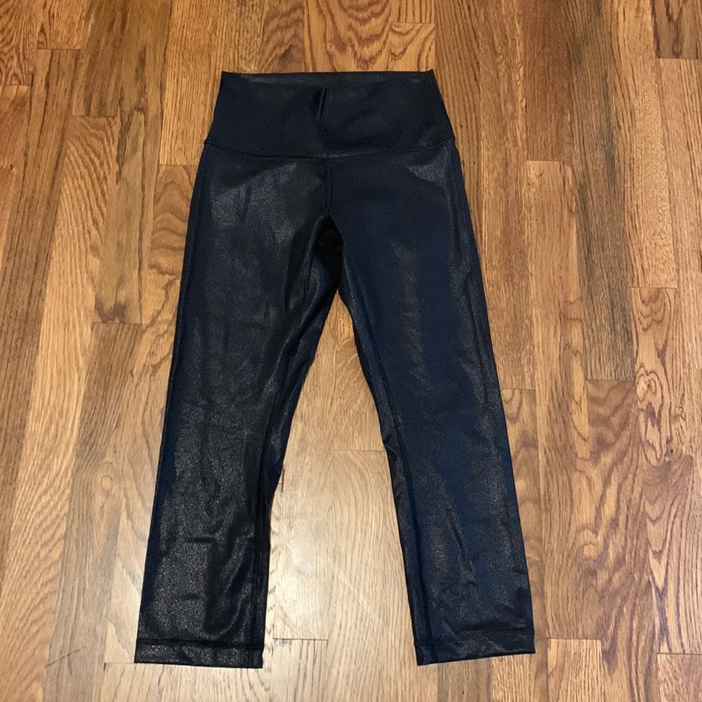 Lululemon Wunder Under Crops Shine 4